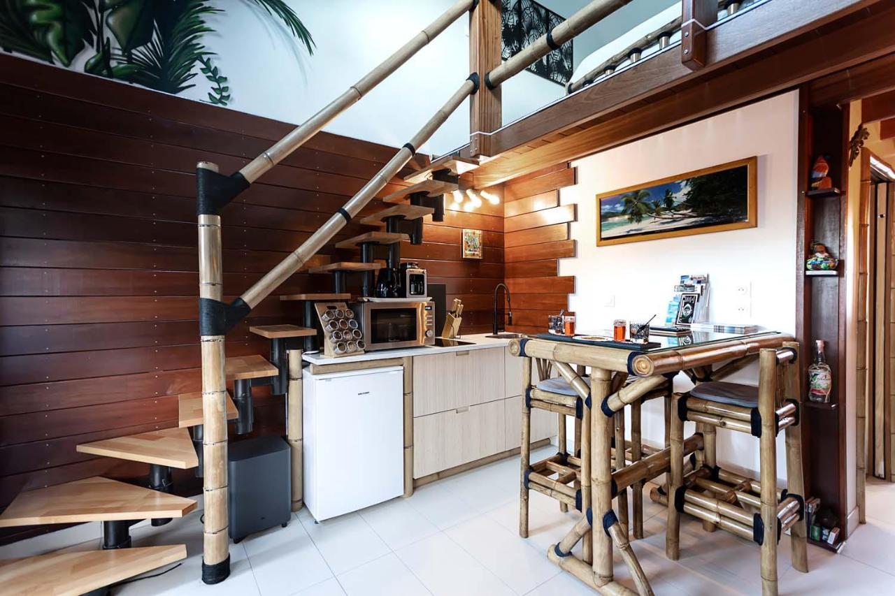 La Kaz Rhumantique Sauna And Spa Privatif La Rivière-Saint-Sauveur Εξωτερικό φωτογραφία