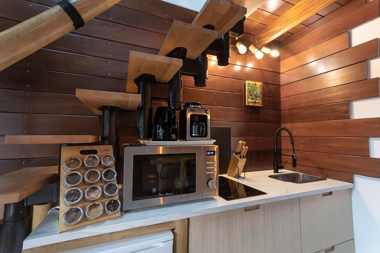 La Kaz Rhumantique Sauna And Spa Privatif La Rivière-Saint-Sauveur Εξωτερικό φωτογραφία